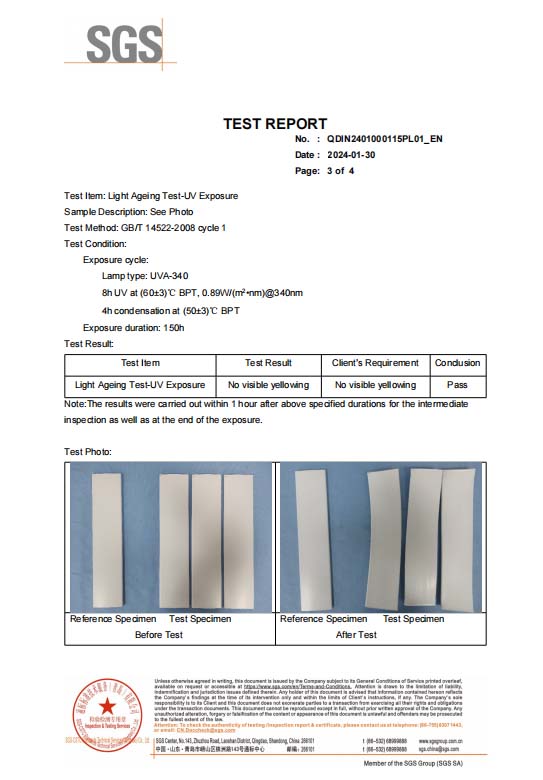 SGS testing